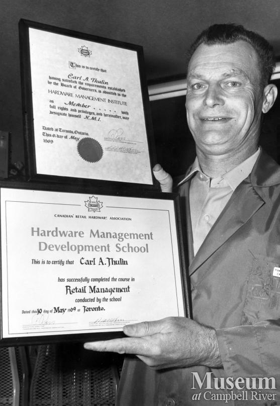 Carl 'Tubby' Thulin of Pioneer Hardware