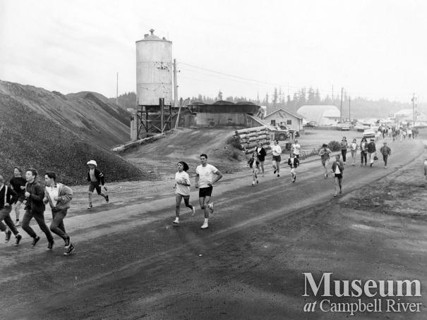 Lions walkathon on the Tyee Spit