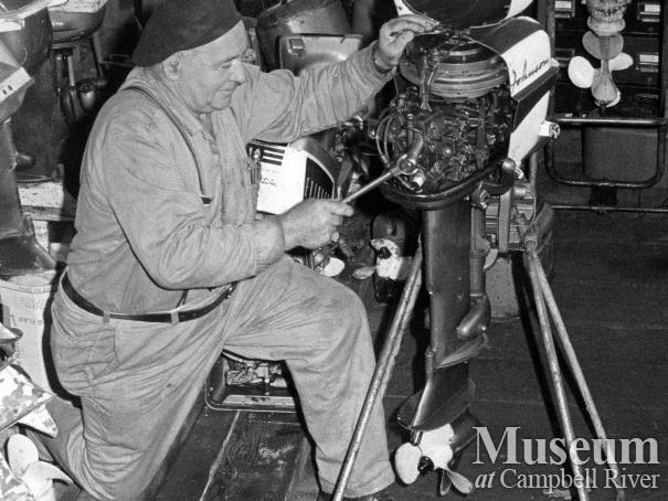 Ken Forde in his workshop