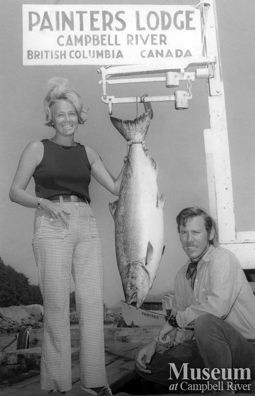 Sportfishing at Painter's Lodge, August 1971.