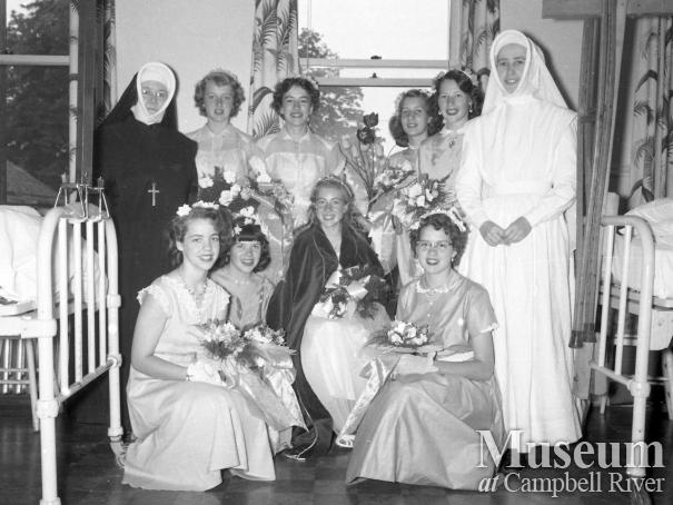 May Queen's visit to the hospital